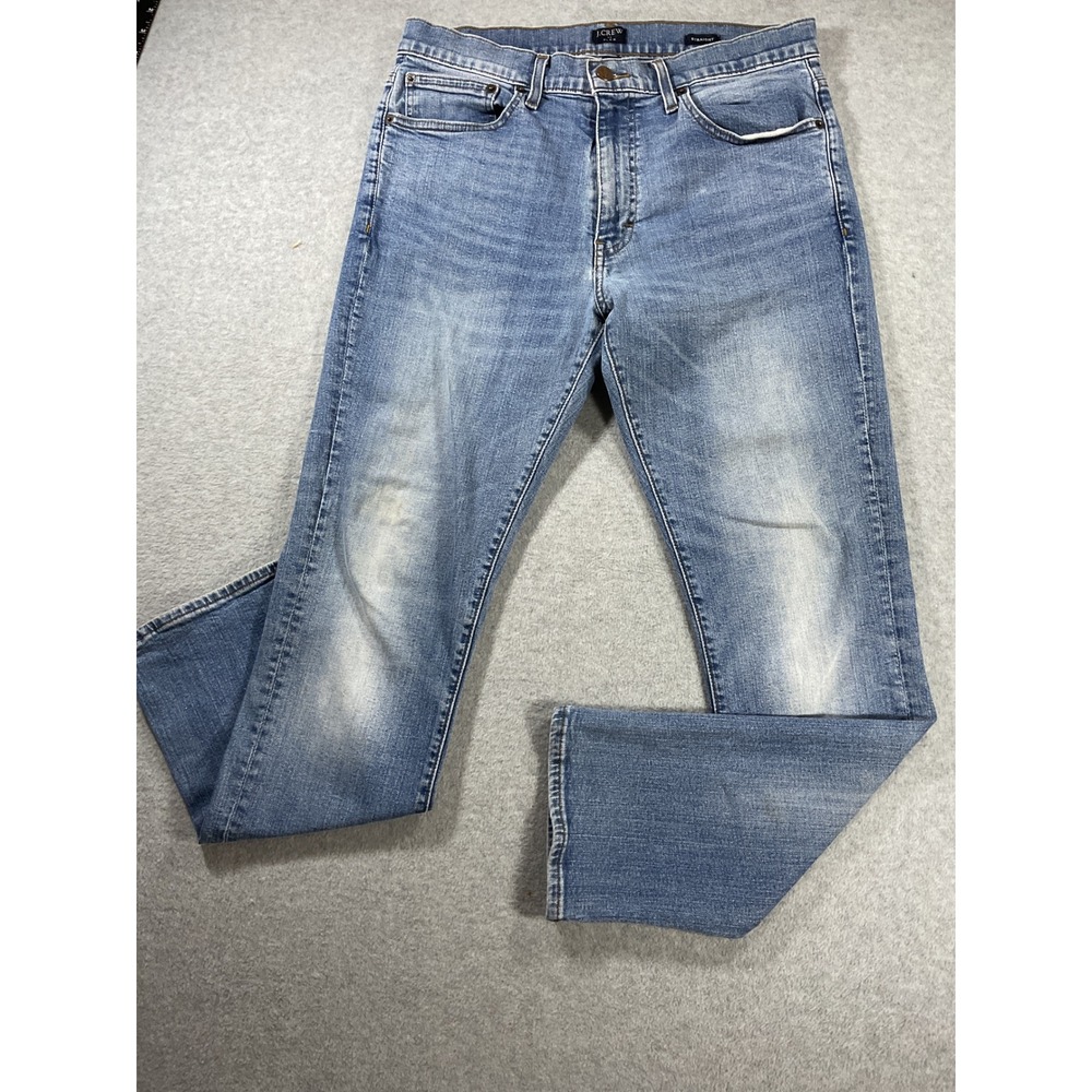 J.Crew Flex Straight Leg Jeans Medium Wash Blue Denim 32x30 2442
